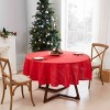 Izod Chadwick Red 70" Round Tablecloth - 2 of 3