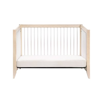Washed Natural and White Pine 4-in-1 Convertible Crib