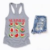 Simply Sage Market Watermelon Chart Summer Vibes Racerback Tank - 3 of 3