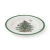 Spode Christmas Tree 8 Inch Salad Plates, Set of 4, Holiday Earthenware Tableware Gift, Festive Small Dinner Plate, Made in England - 4 of 4