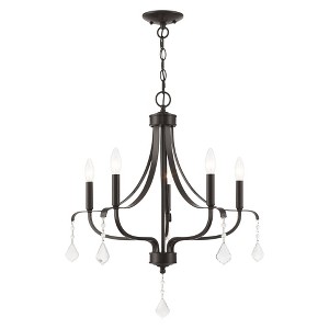 Livex Lighting Laurel 5 - Light Chandelier in  English Bronze - 1 of 2