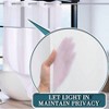 Stall No Hook Shower Curtain with Snap in Liner Set Hotel Luxury White Bathroom Shower Curtain See Through Top - 2 of 4