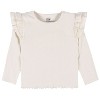 Gerber Toddler Girls' Double Ruffle Tops - Floral, 2-Pack - 2 of 4