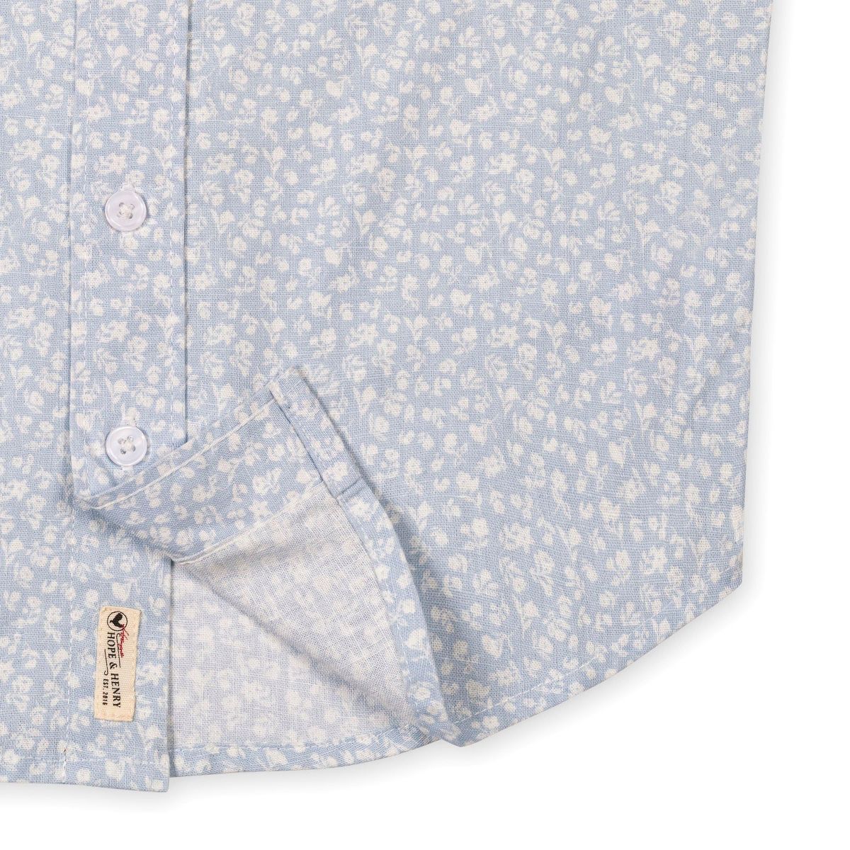 Hope & Henry Boys' Linen Short Sleeve Shirt, Kids - thumbnail 6