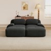Aukfa Modular Corduroy Sectional Sofa with Ergonomic Support - Pet Friendly, Easy Assembly, Non-Slip Base Design - 2 of 4