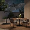 WestinTrends 10 Ft Outdoor Patio Solar LED Cantilever Umbrella - 2 of 4
