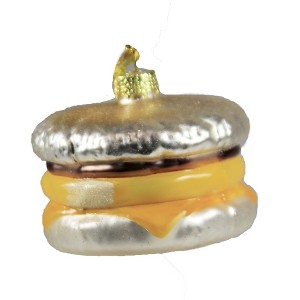 Cody Foster 2.0 Inch Breakfast Sandwich Egg Bacon Mcmuffin Suasage Tree Ornaments - 1 of 3