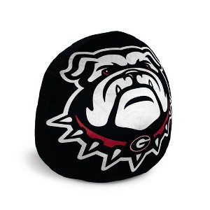 NCAA Georgia Bulldogs 16"x16" Plushie Mascot Pillow - 1 of 3