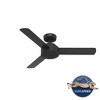 Hunter Fan 44" Presto Ceiling Fan and Wall Control Matte Black - 3 of 4