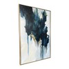 HomeRoots Turquoise Glimmer Gold Floater Frame Wall Art - 4 of 4