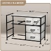 Sorbus 8 Drawers Chest Dresser with Knob Handle - Great for Household Storage and Organization - 4 of 4