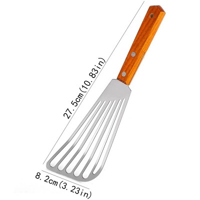 LunaLulinlk 1-Pack Stainless Steel Non-Slip Frying Spatula. Kitchen Supplies