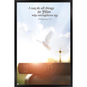 Trends International Philippians 4:13 Framed Wall Poster Prints - 1 of 4