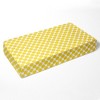 Bacati - Ikat Yellow Dots Muslin 100 percent Cotton Universal Baby US Standard Crib or Toddler Bed Fitted Sheet - 2 of 4