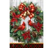 Briarwood Lane Christmas Garden Flag 12x18 For Outdoor Cardinal Wreath For Christmas Garden Flag Flags For Outside - 3 of 4