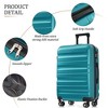 Whisen 13-Piece Luggage Sets, Checked & Carry on Suitcase Set, ABS Hardside Suitcases, Duffel Bag and 8 Packing Cubes - 4 of 4