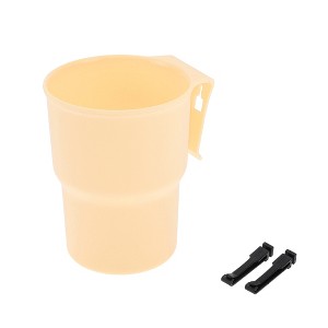 Unique Bargains Car Trash Can Hanging Air Vent Plastic Trash Bin Black 1Pc - 1 of 4