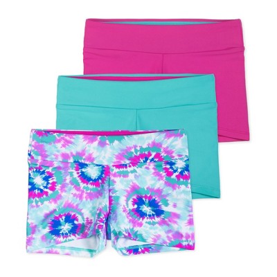 Lucky & Me Layla Girls Dance Shorts 3 Pack Size 6y Color Tie Dye