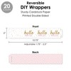 Big Dot of Happiness Hello Little One - Pink and Gold - Girl Baby Shower Favors and Cupcake Kit - Fabulous Favor Party Pack - 100 Pieces - 3 of 4