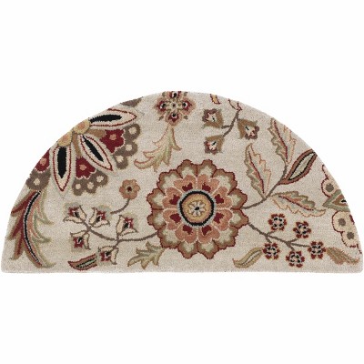 Hauteloom Longford Beige Floral Wool Carpet