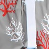 Sea Coral Suspender Style 3" Rod Pocket Valance 50" x 16" Red by RLF Home - 4 of 4