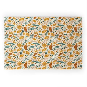 Lathe & Quill Autumn Foliage  Looped Vinyl Welcome Mat - Society6 - 1 of 4