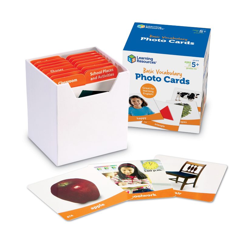 Learning Resources Basic Vocabulary Photo Cards, Ages 5+, 1 of 6