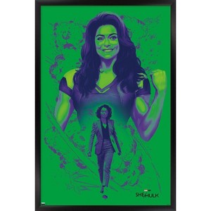 Trends International Marvel She-Hulk: Attorney At Law - Pose Framed Wall Poster Prints - 1 of 4