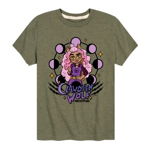 Boys' - Monster High - Clawdeen Wolf Short Sleeve Graphic T-Shirt - 1 of 4