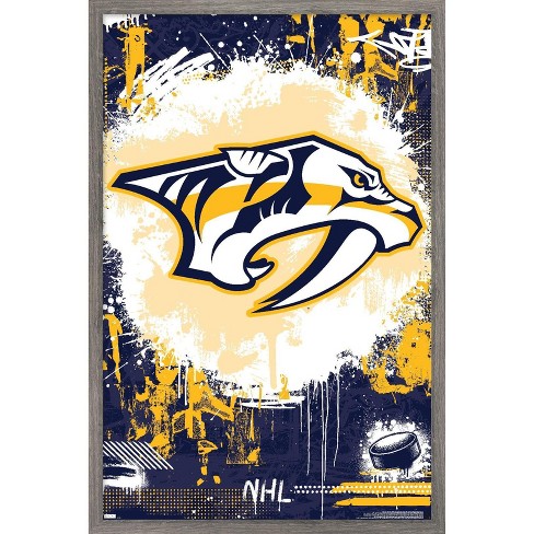 NHL Nashville Predators - Team 21 Wall Poster with Wooden Magnetic