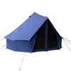 WHITE DUCK Regatta Canvas Bell Tent Collection with Stove Jack & Mesh Windows – 4-Season Glamping Tent, Water Repellent - 3 of 4