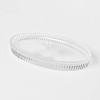 Ribbed Glass Vanity Tray Clear - Threshold™ : Target