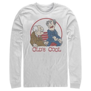 Men's The Muppets Old's Cool Long Sleeve Shirt - 1 of 4