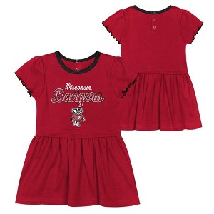 NCAA Wisconsin Badgers Toddler Girls' Dress - 1 of 3