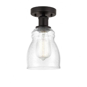 Ellery - 1 Light Semi-Flush Mount In Nautiical Style-9.75 Inches Tall and 4.75 Inches Wide - 1 of 1