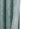 Kate Aurora 2 Pack Glam Metallic Sparkle Thermal Light Filtering Grommet Top Curtains - 2 of 4