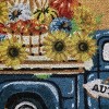 VCNY 1'6"x2'6" Sunflower Truck Fall Outdoor Coir Doormat - 2 of 4