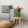 16"x16" Valentine's Day Love in The Garden Square Throw Pillow Fresh Green - e by design - 3 of 4