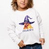 The Juniper Shop Chick Or Treat Watercolor Distressed Toddler Sweatshirt - 3 of 4