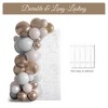 LAGarden 12 Pcs Shimmer Wall Backdrop Panels Square Sequin Party Decoration White 3x4 Ft - 4 of 4