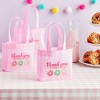 Blue Panda 24 Pack Donut Goodie Bags - Pink Donut Theme Party Favor Totes for Girl's Birthday, Baby Shower (6.5 x 7 x 2 In) - 2 of 4