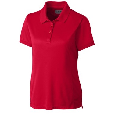 womens red polo shirt target