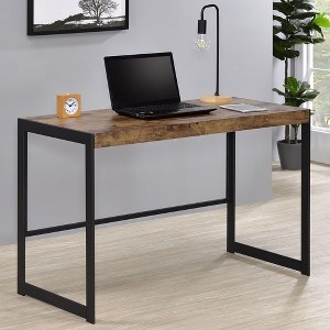 PAGED Home Office Desk 47" L Modern Writing Desk with 3 Storage Drawers and 2-Tier Shelf for Office, Study - 1 of 4
