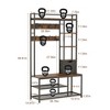 41''Coat Rack, 5-in-1 Hall Tree with Shoe Bench - 2 of 4