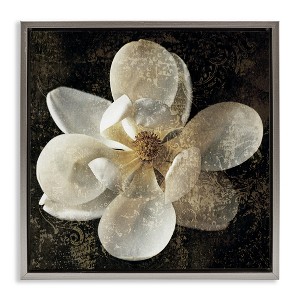 Stupell Industries Rustic Patterned Magnolia, 18" x 18" - 1 of 4