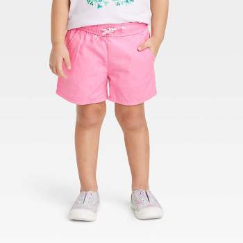 Toddler Girls' Woven Shorts - Cat & Jack™ Pink