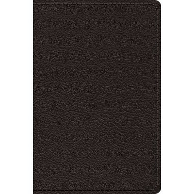 ESV Preaching Bible, Verse-By-Verse Edition (Goatskin, Black) - (Leather Bound)