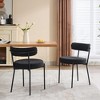 Dining Chairs Set of 2, Upholstered Dining Room Chairs with Metal Legs, Dining Chairs for Kitchen,  Dining Room - 4 of 4