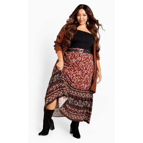 Plus size outlet maxi skirt target