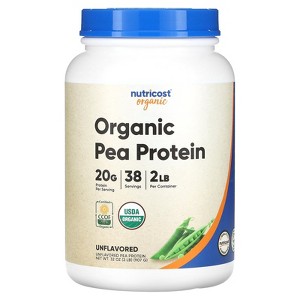 Nutricost Organic Pea Protein, Unflavored, 2 lb (907 g) - 1 of 2